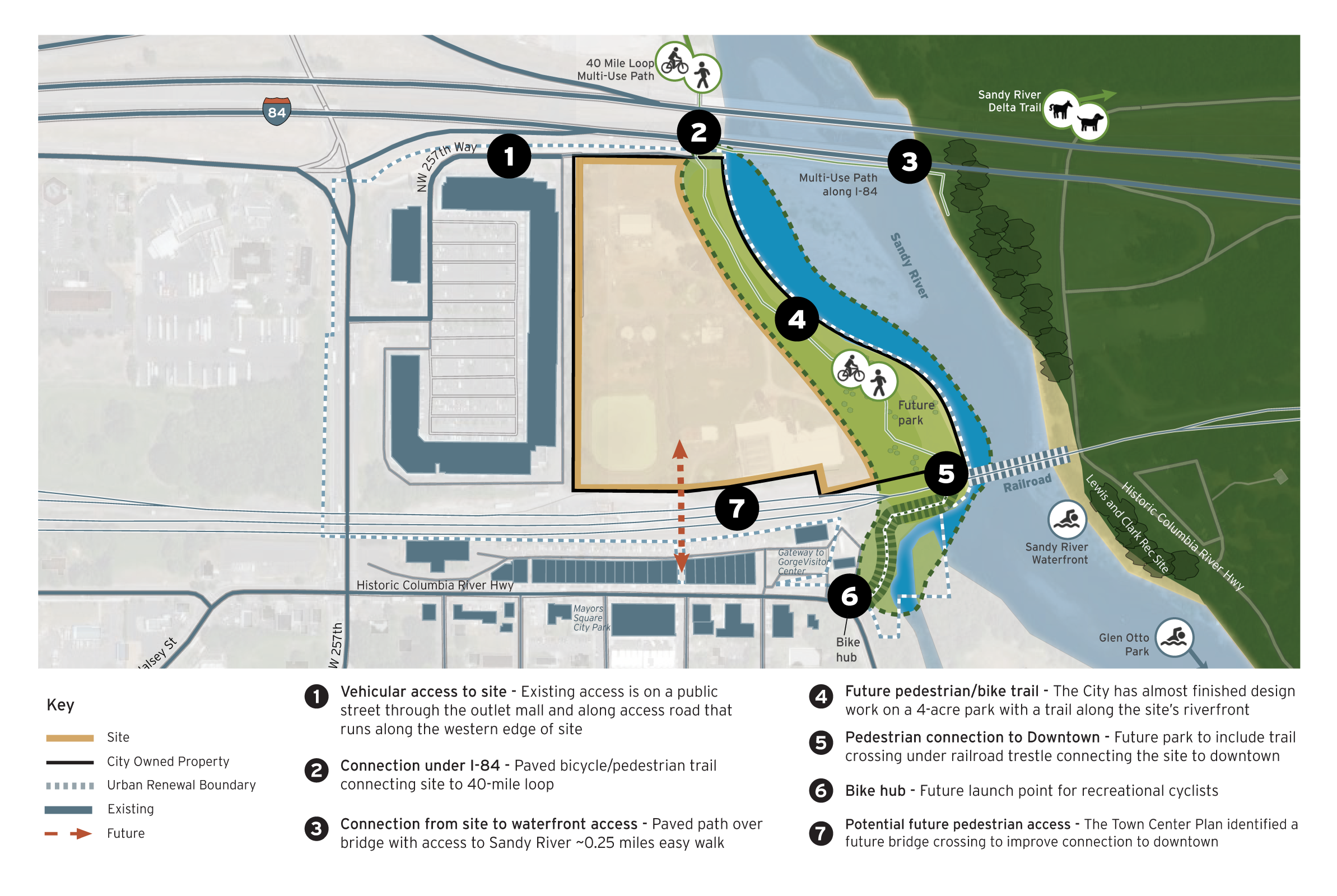 Thumbnail for The Confluence at Troutdale Detail Site Map
