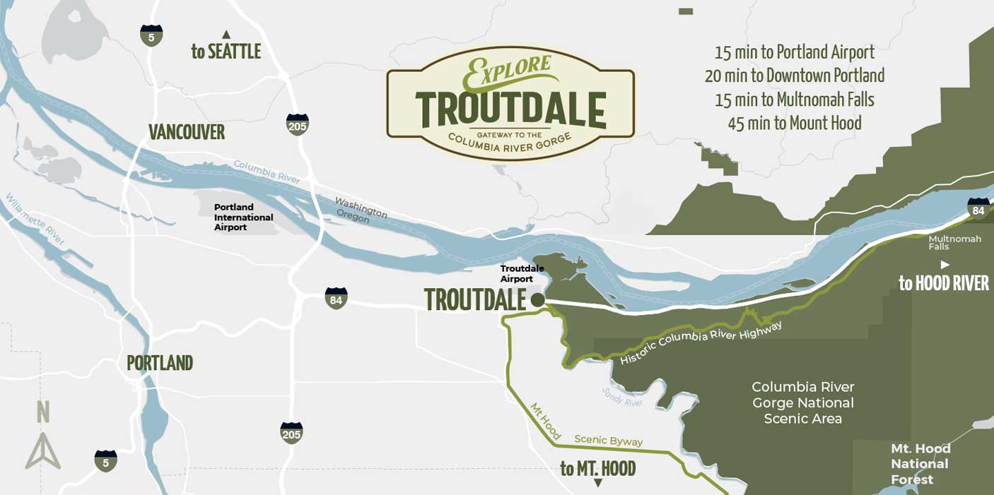 Troutdale Regional Map